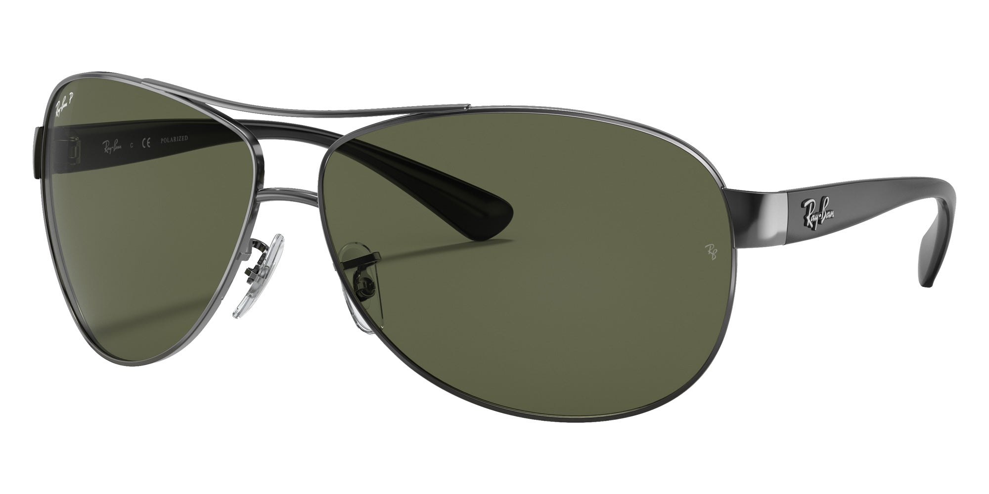 Ray-Ban RB3386 004/9A 63 - Gunmetal / G-15 Green Polarized #id:rb33860049a_s:106105