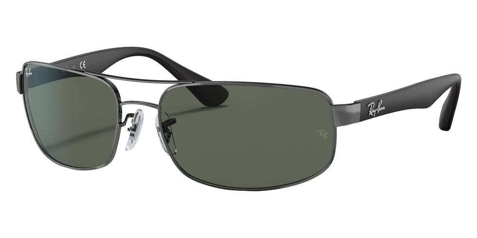 Ray-Ban RB3445 004 64 - Gunmetal / Green Classic G-15 #id:rb3445004_s:100105