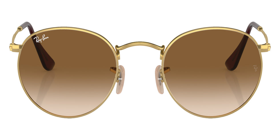 Ray-Ban RB3447 Round Metal 001/51 47 - Gold / Brown #id:rb344700151_s:100100