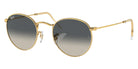 Ray-Ban RB3447 Round Metal 001/71 53 - Gold / Gray #id:rb344700171_s:102105