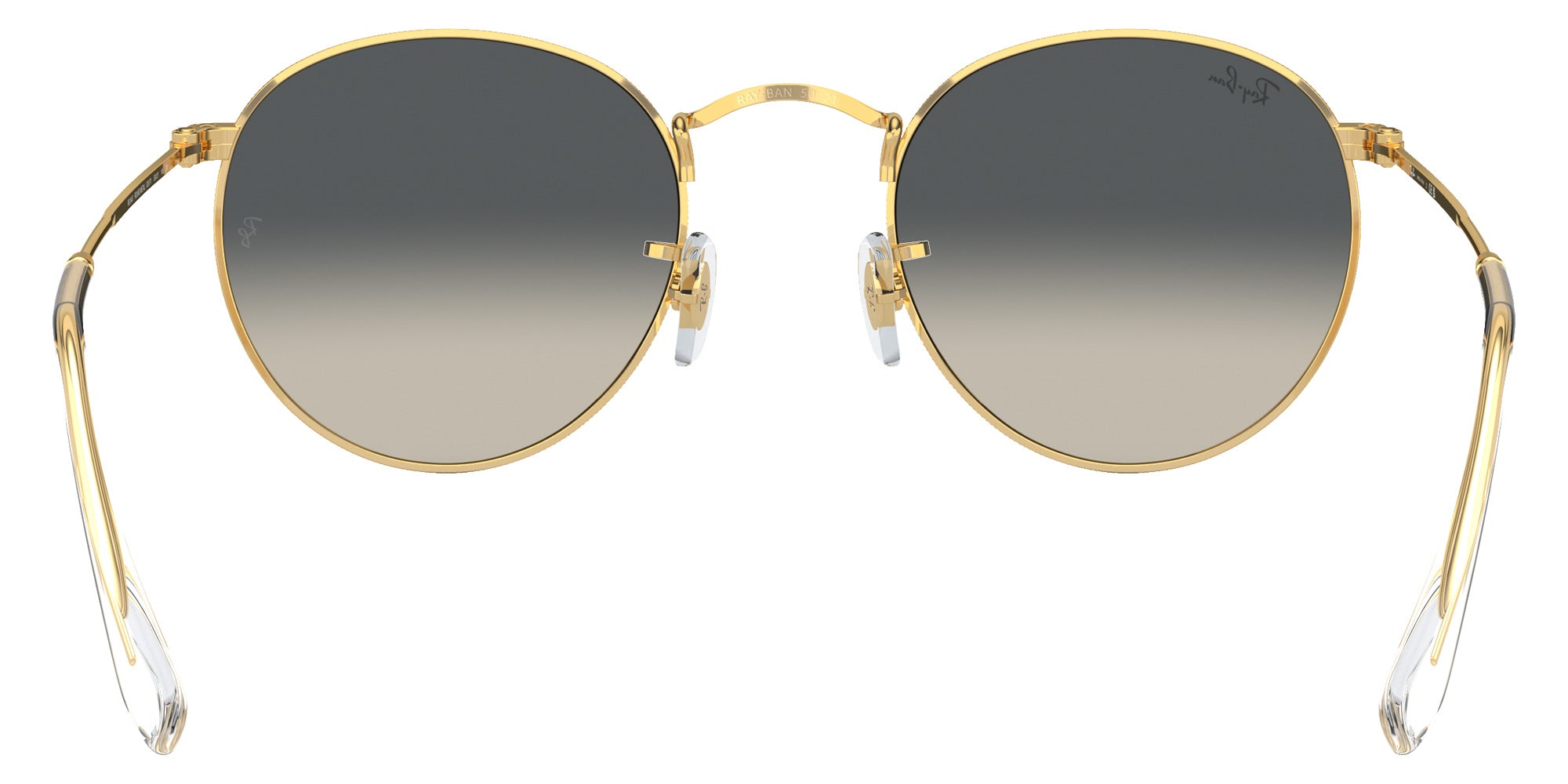 Ray-Ban RB3447 Round Metal 001/71 53 - Gold / Gray #id:rb344700171_s:102115