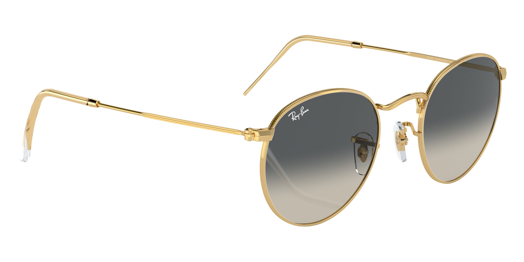 Ray-Ban RB3447 Round Metal 001/71 53 - Gold / Gray #id:rb344700171_s:102120