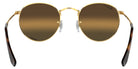 Ray-Ban RB3447 Round Metal Chromance 001/G5 50 - Arista Gold / Silver/Brown Mirrored Polarized #id:rb3447001g5_s:100115