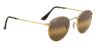 Ray-Ban RB3447 Round Metal Chromance 001/G5 50 - Arista Gold / Silver/Brown Mirrored Polarized #id:rb3447001g5_s:100120