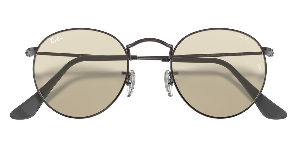 Ray-Ban RB3447 Round Solid Evolve 004/T2 53 - Gunmetal #id:rb3447004t2_s:100125