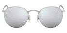 Ray-Ban RB3447 Round Flash Lenses 019/30 50 - Silver #id:rb344701930_s:100100