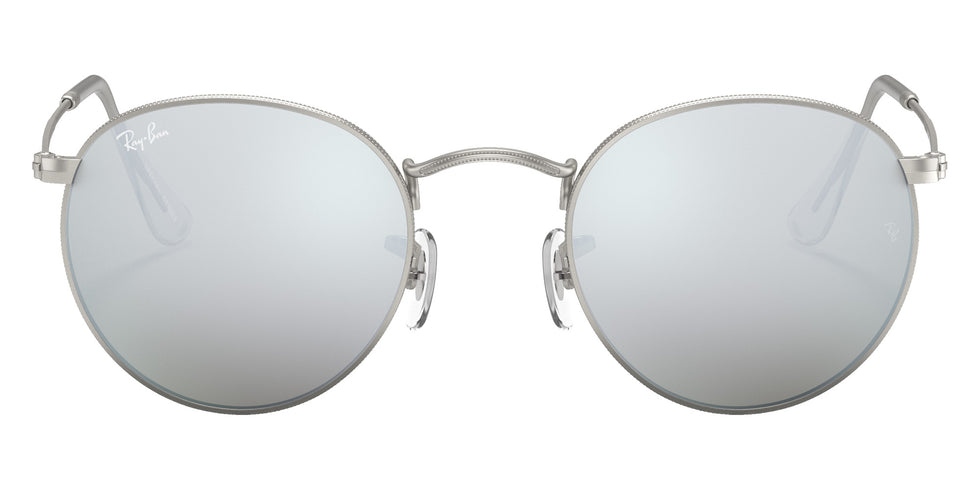 Ray-Ban RB3447 Round Flash Lenses 019/30 50 - Silver #id:rb344701930_s:100100