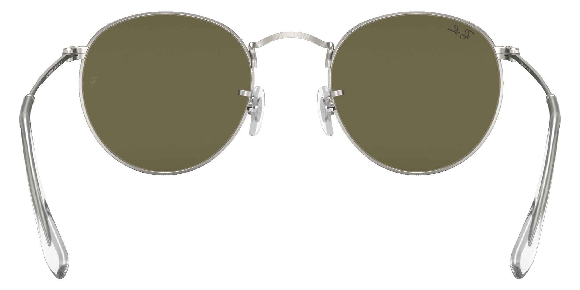 Ray-Ban RB3447 Round Flash Lenses 019/30 50 - Silver #id:rb344701930_s:100115
