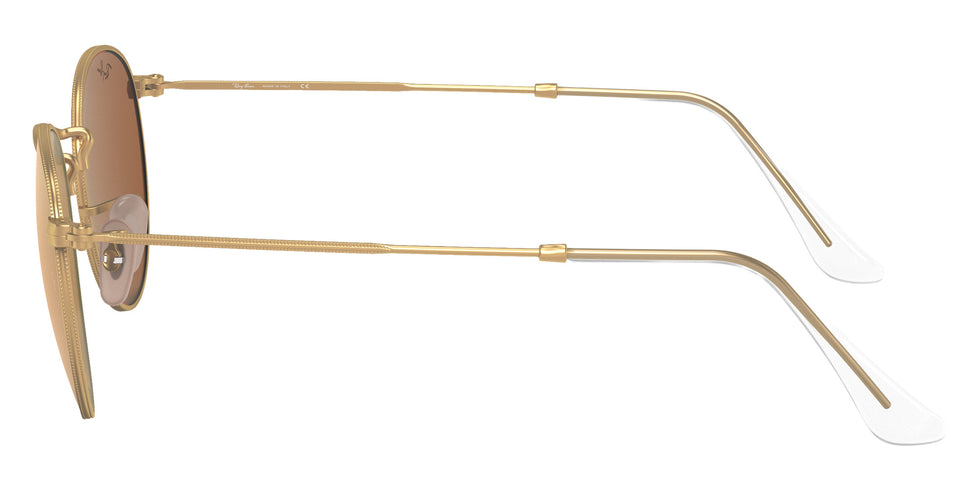 Ray-Ban RB3447 Round Flash Lenses 112/Z2 50 - Gold / Brown Mirrored #id:rb3447112z2_s:100110