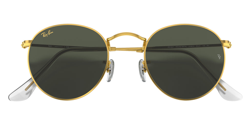 Ray-Ban RB3447 Round Metal Legend Gold 919631 47 - Gold / G-15 Green #id:rb3447919631_s:100125