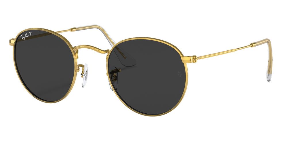 Ray-Ban RB3447 Round Metal 919648 47 - Gold / Black Polarized #id:rb3447919648_s:110105