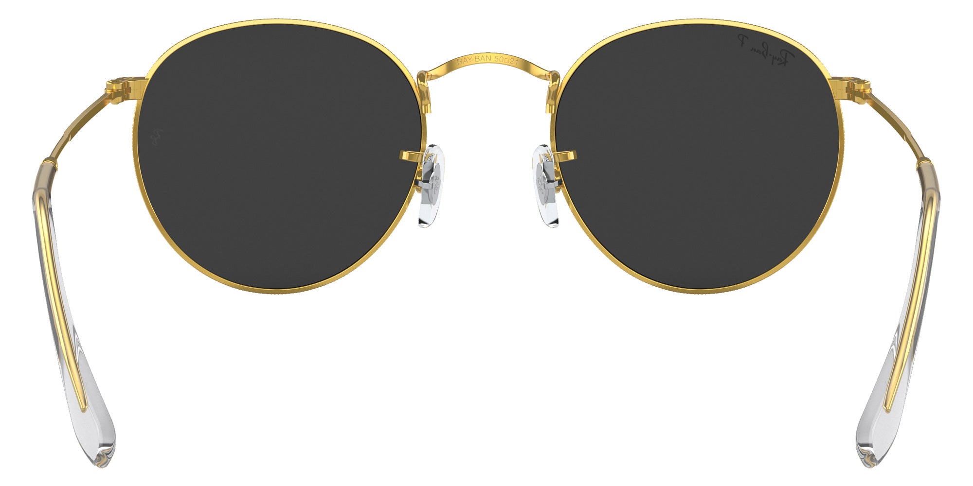 Ray-Ban RB3447 Round Metal 919648 47 - Gold / Black Polarized #id:rb3447919648_s:110115