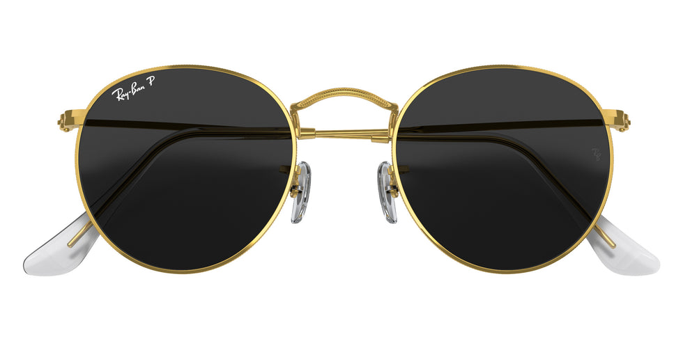 Ray-Ban RB3447 Round Metal 919648 47 - Gold / Black Polarized #id:rb3447919648_s:110125