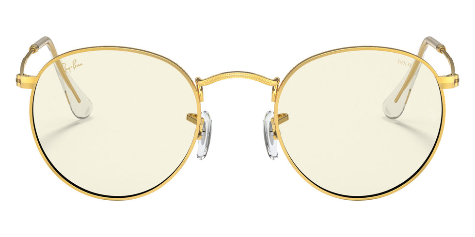 Ray-Ban RB3447 Round Blue-Violet Light Clear Evolve 9196BL 50 - Gold / Clear Photochromic #id:rb34479196bl_s:100100