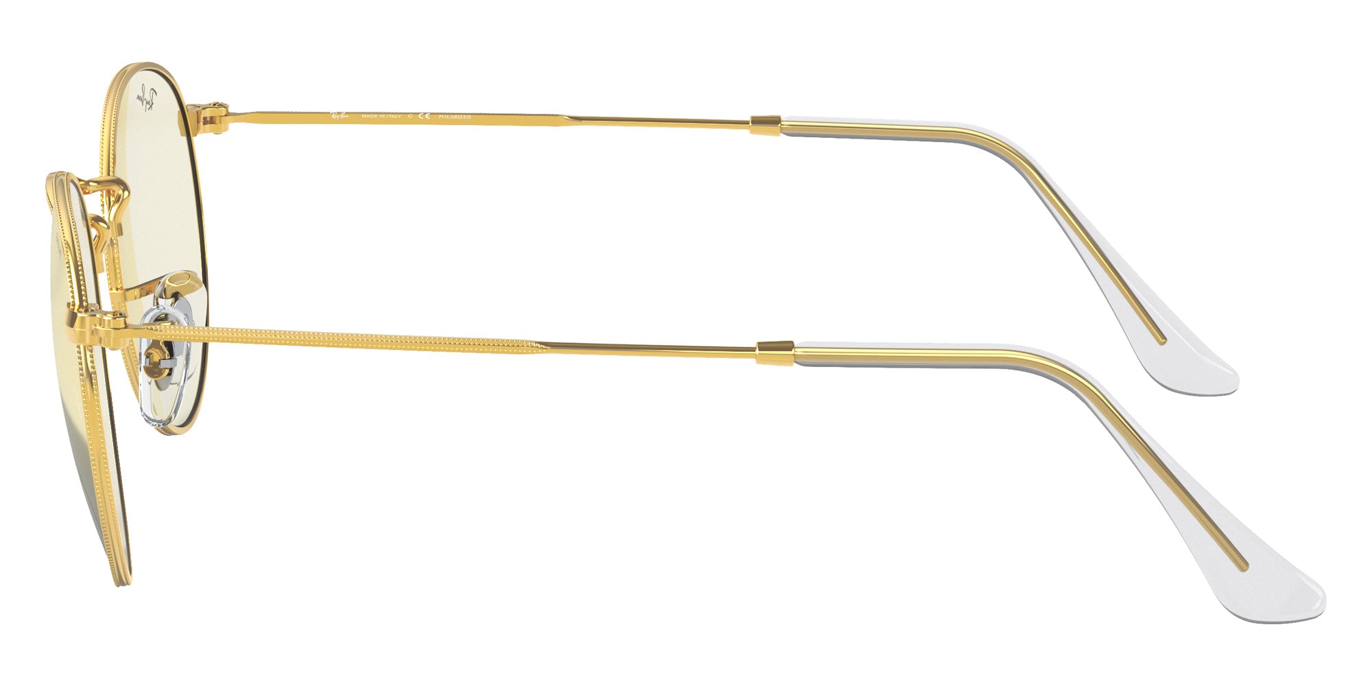 Ray-Ban RB3447 Round Blue-Violet Light Clear Evolve 9196BL 50 - Gold / Clear Photochromic #id:rb34479196bl_s:100110