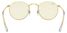Ray-Ban RB3447 Round Blue-Violet Light Clear Evolve 9196BL 50 - Gold / Clear Photochromic #id:rb34479196bl_s:100115