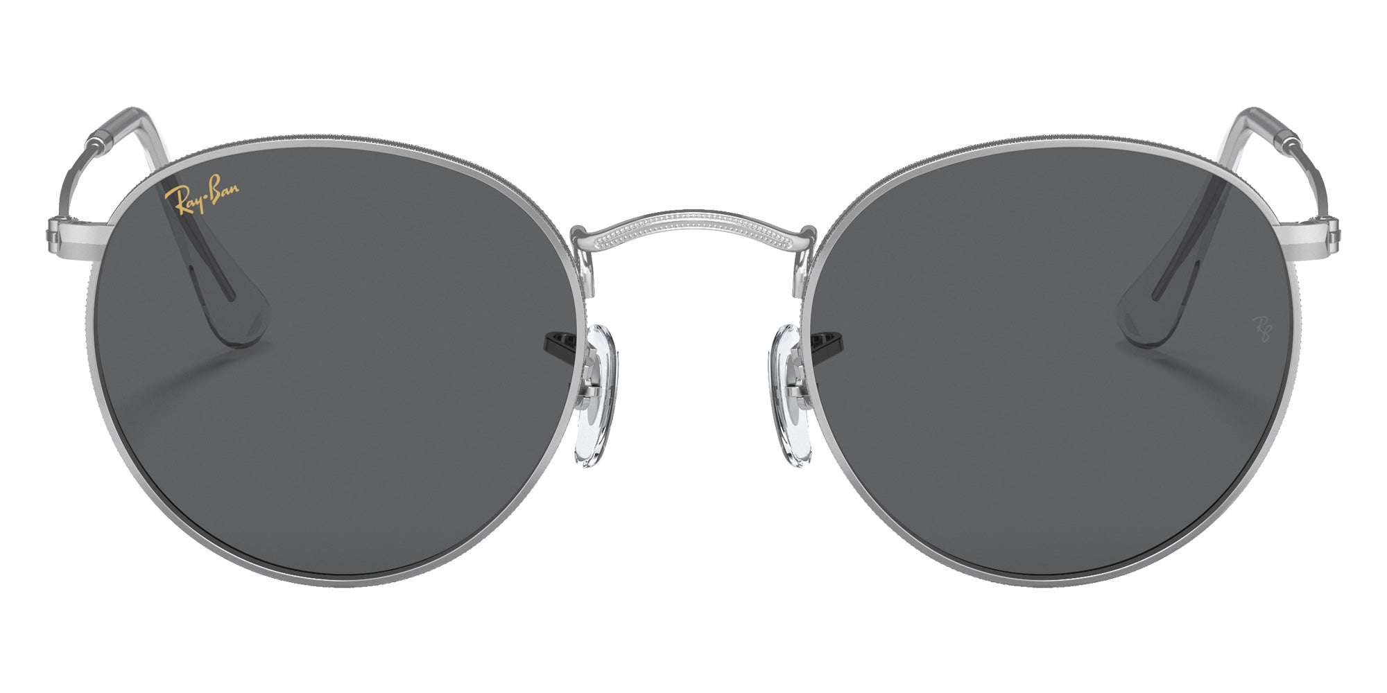 Ray-Ban RB3447 Round Metal Legend Gold 9198B1 47 - Silver / Dark Gray #id:rb34479198b1_s:102100