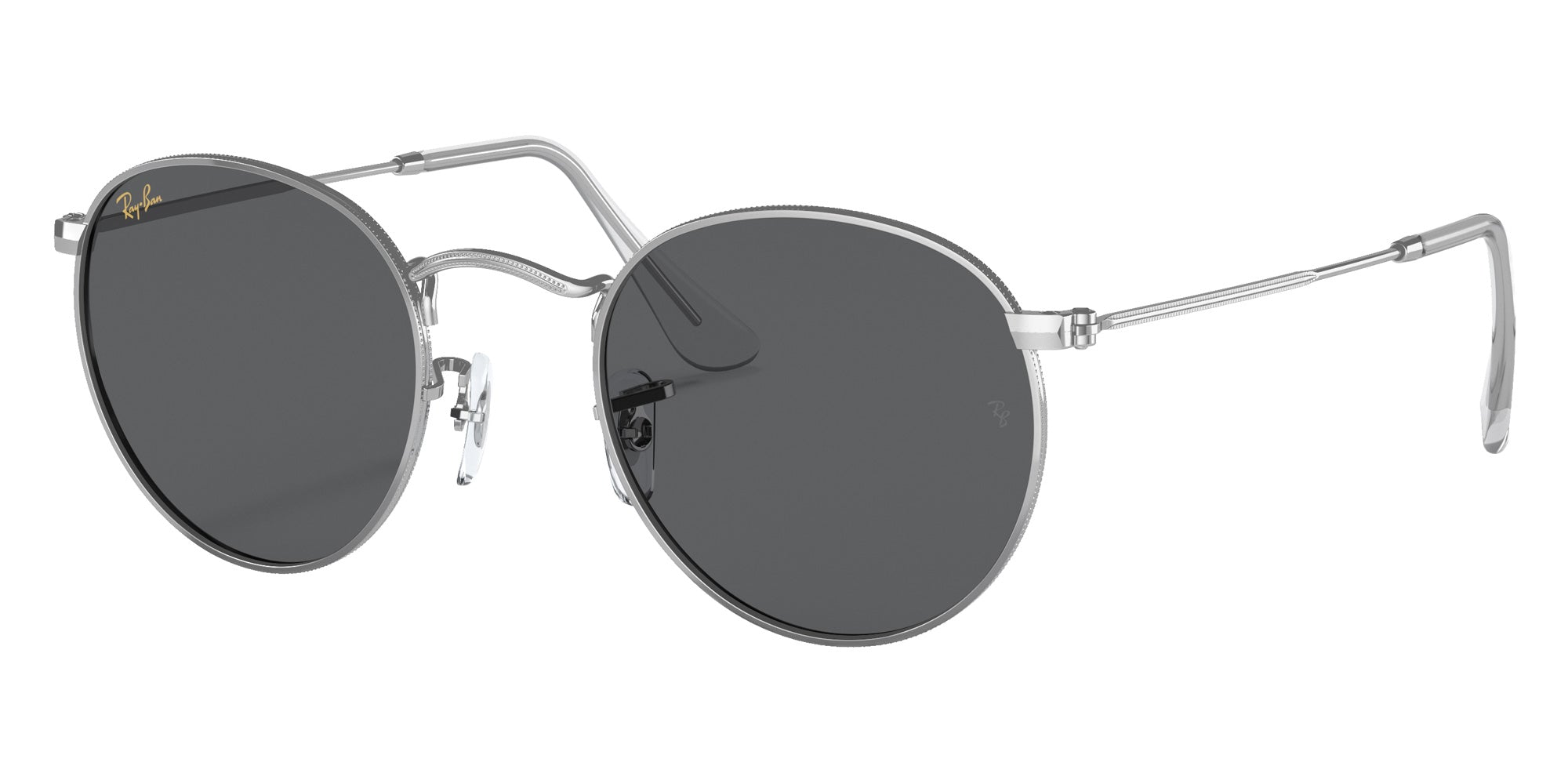 Ray-Ban RB3447 Round Metal Legend Gold 9198B1 47 - Silver / Dark Gray #id:rb34479198b1_s:102105