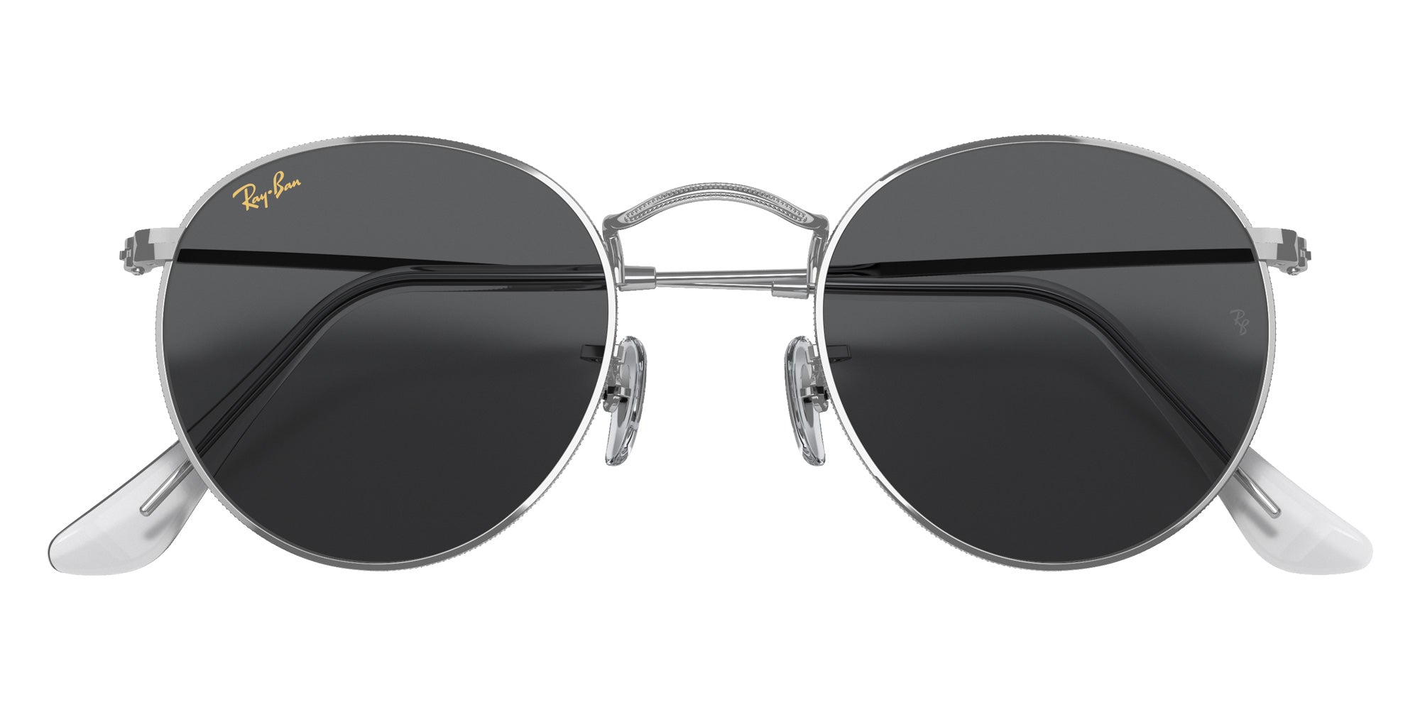 Ray-Ban RB3447 Round Metal Legend Gold 9198B1 47 - Silver / Dark Gray #id:rb34479198b1_s:102125