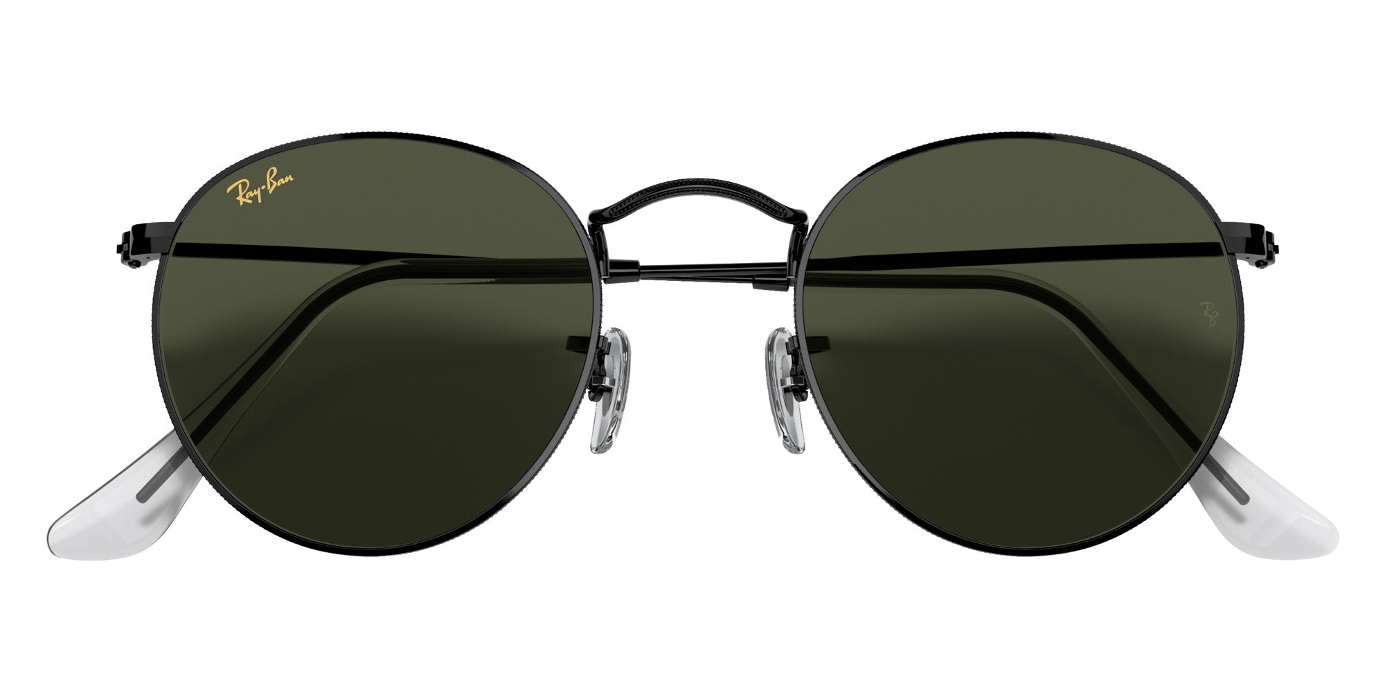 Ray-Ban RB3447 Round Metal Legend Gold 919931 47 - Black / G-15 Green #id:rb3447919931_s:104125