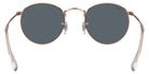 Ray-Ban RB3447 Round Metal Rose Gold 9202R5 47 - Rose Gold / Blue #id:rb34479202r5_s:100115