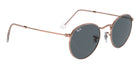Ray-Ban RB3447 Round Metal Rose Gold 9202R5 47 - Rose Gold / Blue #id:rb34479202r5_s:100120