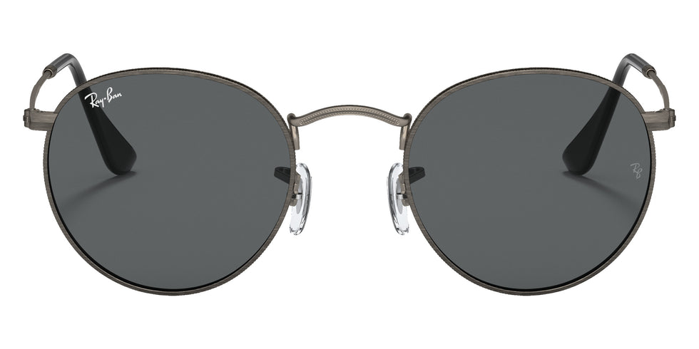 Ray-Ban RB3447 Round Metal Antiqued 9229B1 47 - Gunmetal / Dark Gray #id:rb34479229b1_s:100100