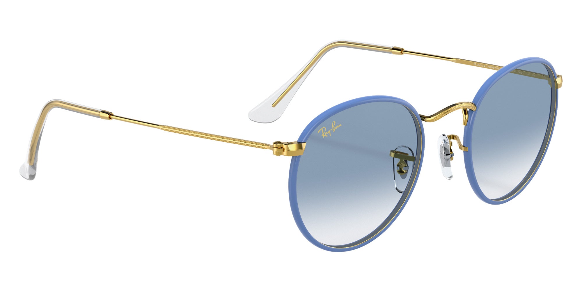 Ray-Ban RB3447JM Round Metal Full Color Legend 91963F 50 - Light Blue #id:rb3447jm91963f_s:100120