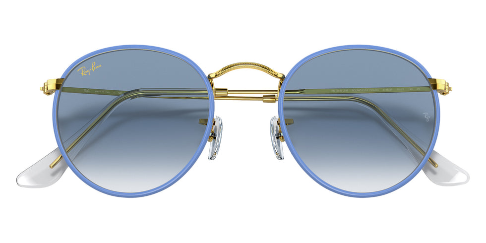 Ray-Ban RB3447JM Round Metal Full Color Legend 91963F 50 - Light Blue #id:rb3447jm91963f_s:100125