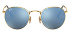 Ray-Ban RB3447N Round Flat Lenses 001/9O 50 - Arista Gold / Blue Gradient Mirrored #id:rb3447n0019o_s:100100