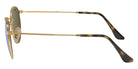 Ray-Ban RB3447N Round Flat Lenses 001/9O 50 - Arista Gold / Blue Gradient Mirrored #id:rb3447n0019o_s:100110