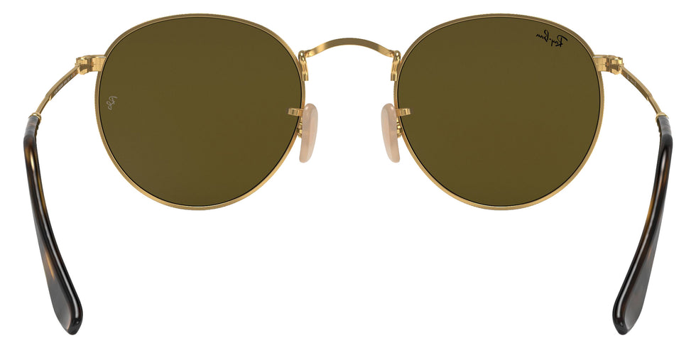 Ray-Ban RB3447N Round Flat Lenses 001/9O 50 - Arista Gold / Blue Gradient Mirrored #id:rb3447n0019o_s:100115