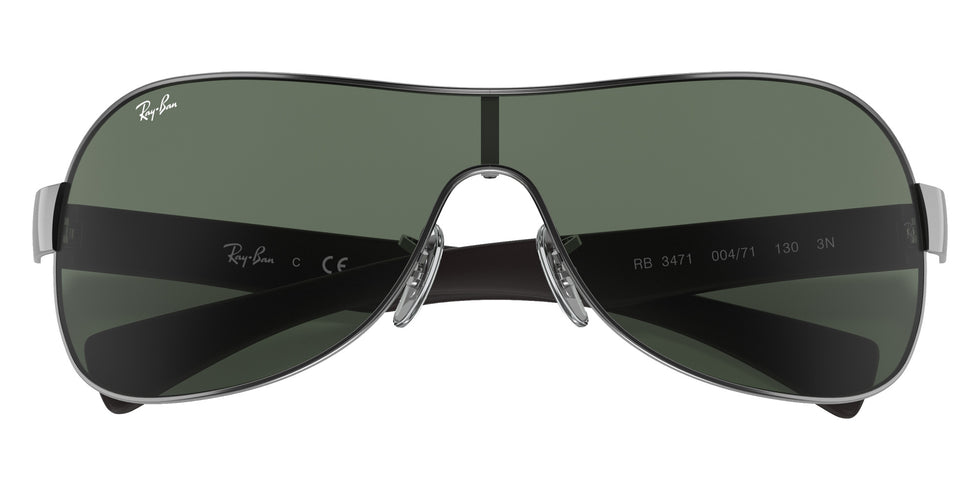 Ray-Ban RB3471 004/71 132 - Gunmetal / Dark Green #id:rb347100471_s:100125