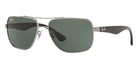 Ray-Ban RB3483 004/71 60 - Gunmetal / Green Classic G-15 #id:rb348300471_s:100100