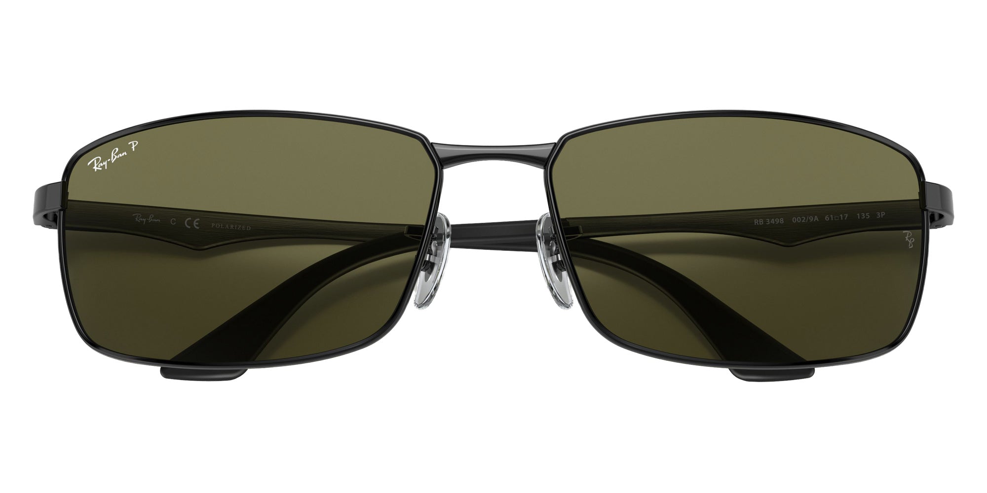 Ray-Ban RB3498 002/9A 64 - Black / G-15 Green Polarized #id:rb34980029a_s:100125