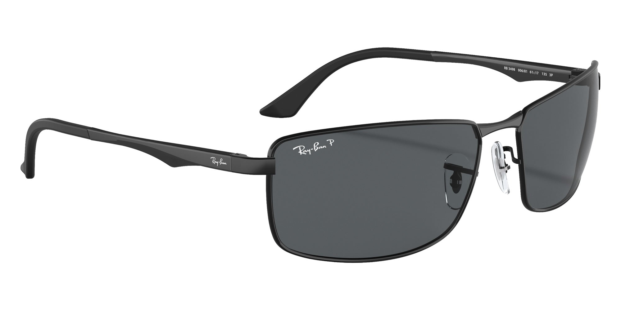 Ray-Ban RB3498 006/81 64 - Black / Gray Polarized #id:rb349800681_s:100120