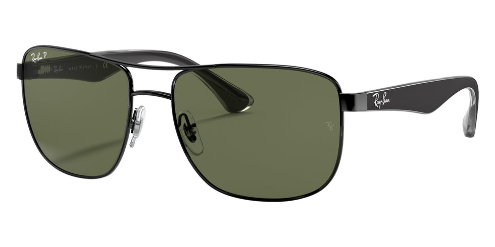 Ray-Ban RB3533 002/9A 57 - Black / G-15 Green Polarized #id:rb35330029a_s:104105