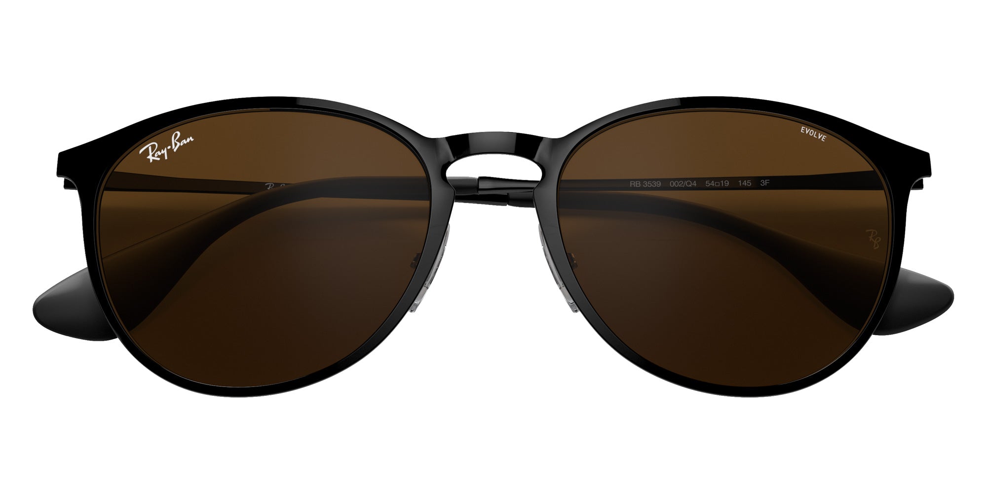 Ray-Ban RB3539 Erika Metal Evolve 002/Q4 54 - Black / Evolve Photo Brown to Dark Brown #id:rb3539002q4_s:100130