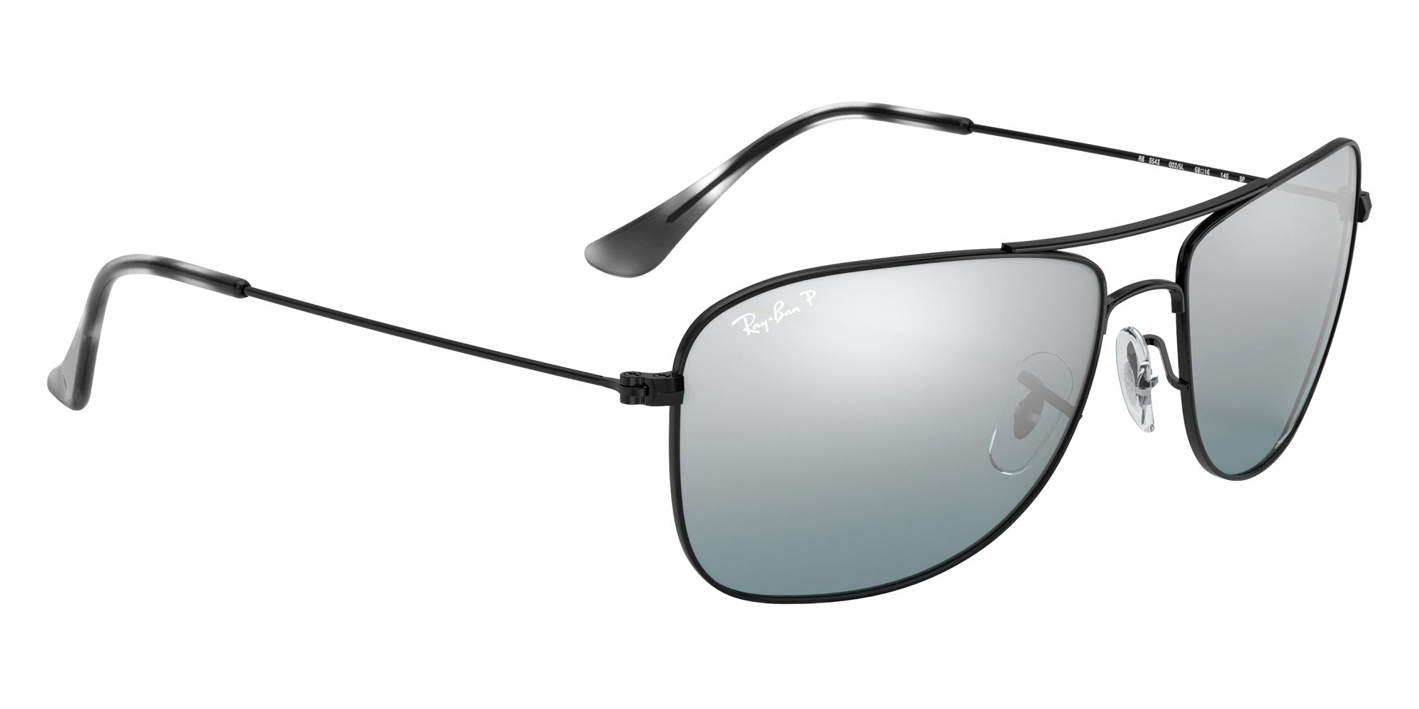 Ray-Ban RB3543 002/5L 59 - Black / Gray Polarized+ Mirrored #id:rb35430025l_s:100120