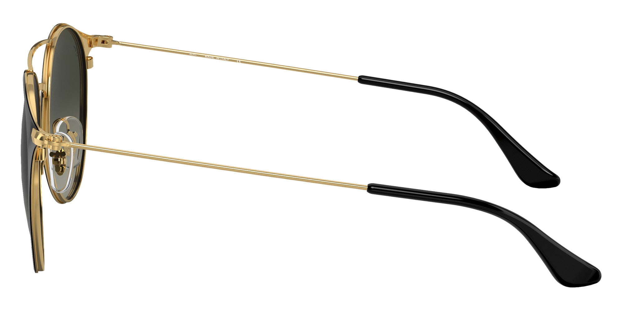 Ray-Ban RB3546 187/71 52 - Black on Gold / Gray Gradient #id:rb354618771_s:100110