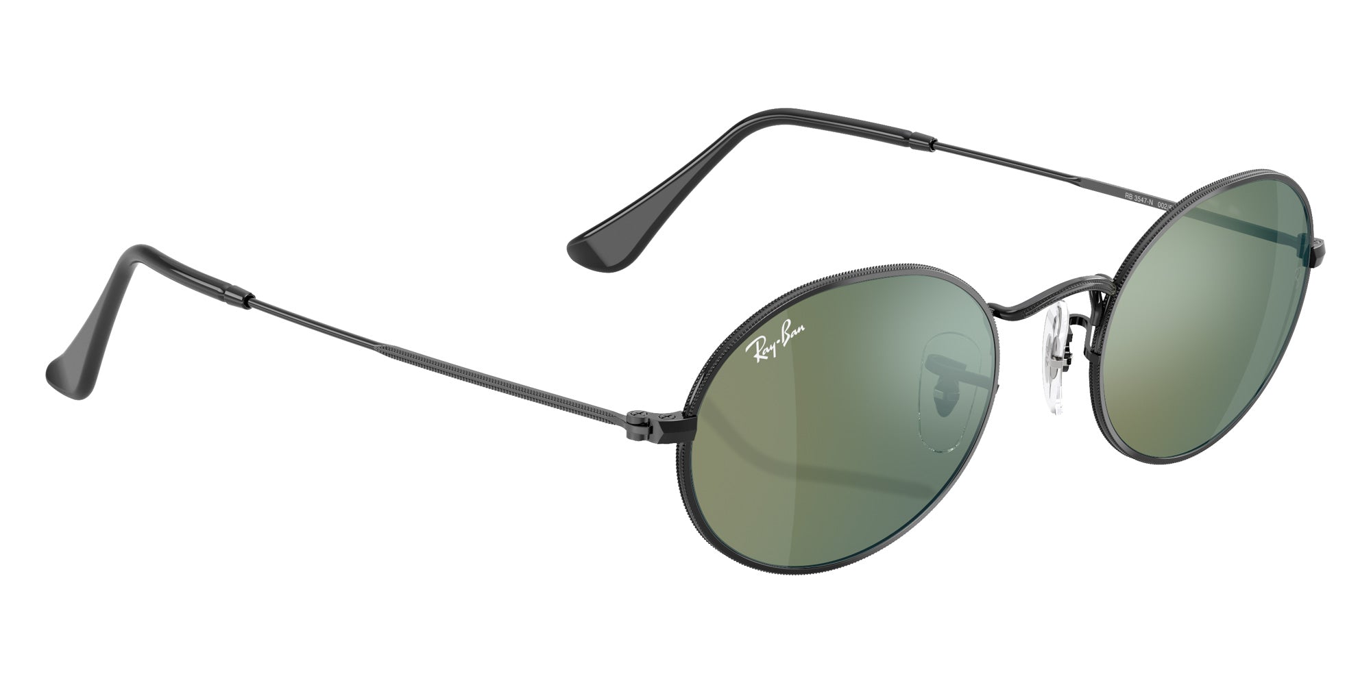 Ray-Ban RB3547N Oval Flat Lenses 002/68 51 - Black #id:rb3547n00268_s:104120