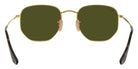 Ray-Ban RB3548N Hexagonal Flat Lenses 001/30 48 - Arista Gold / Silver Flash Mirrored #id:rb3548n00130_s:100115