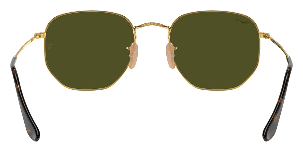 Ray-Ban RB3548N Hexagonal Flat Lenses 001/30 48 - Arista Gold / Silver Flash Mirrored #id:rb3548n00130_s:100115