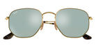 Ray-Ban RB3548N Hexagonal Flat Lenses 001/30 48 - Arista Gold / Silver Flash Mirrored #id:rb3548n00130_s:100125