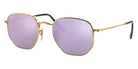 Ray-Ban RB3548N Hexagonal 001/8O 51 - Arista Gold #id:rb3548n0018o_s:100105