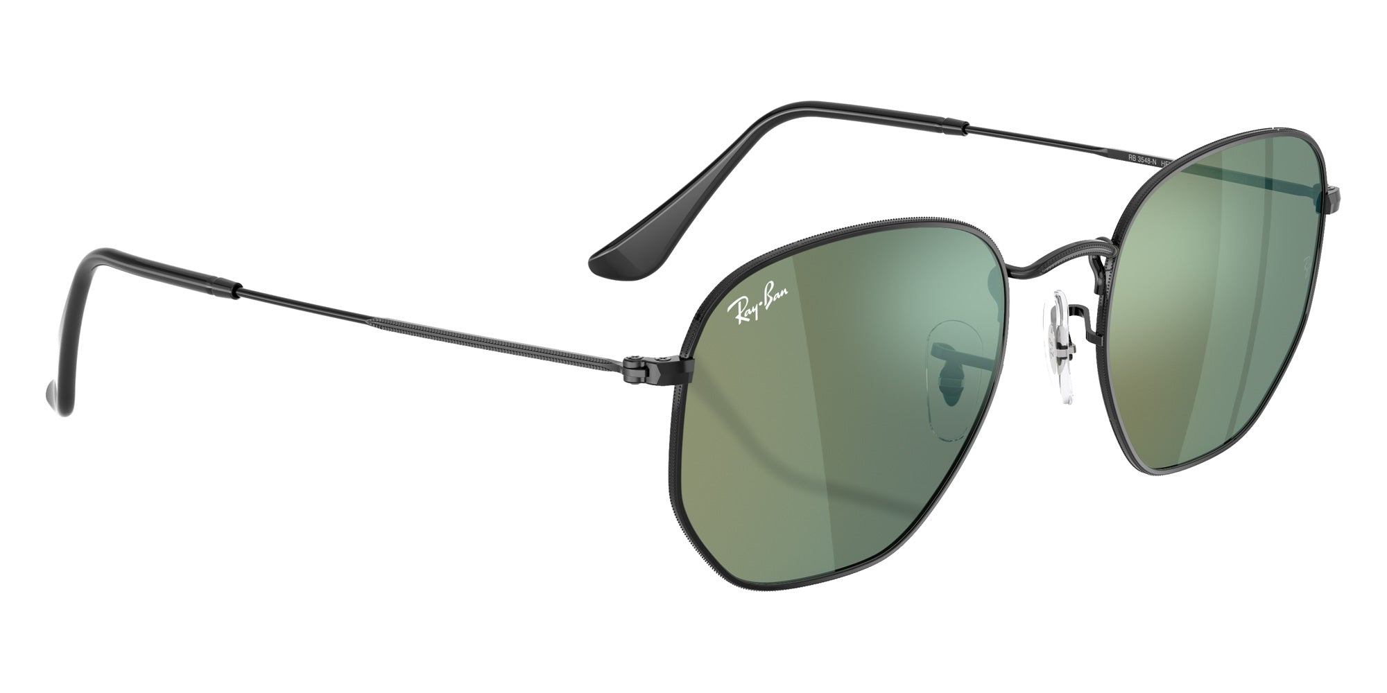 Ray-Ban RB3548N Hexagonal Flat Lenses 002/68 51 - Black #id:rb3548n00268_s:104120