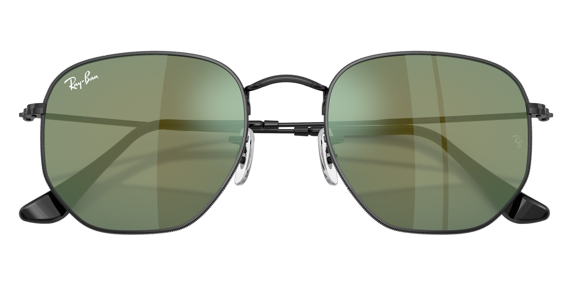 Ray-Ban RB3548N Hexagonal Flat Lenses 002/68 51 - Black #id:rb3548n00268_s:104125