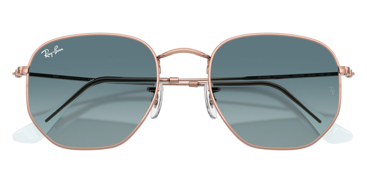 Ray-Ban RB3548N Hexagonal 90353M 48 - Copper / Blue Gradient Gray #id:rb3548n90353m_s:100125
