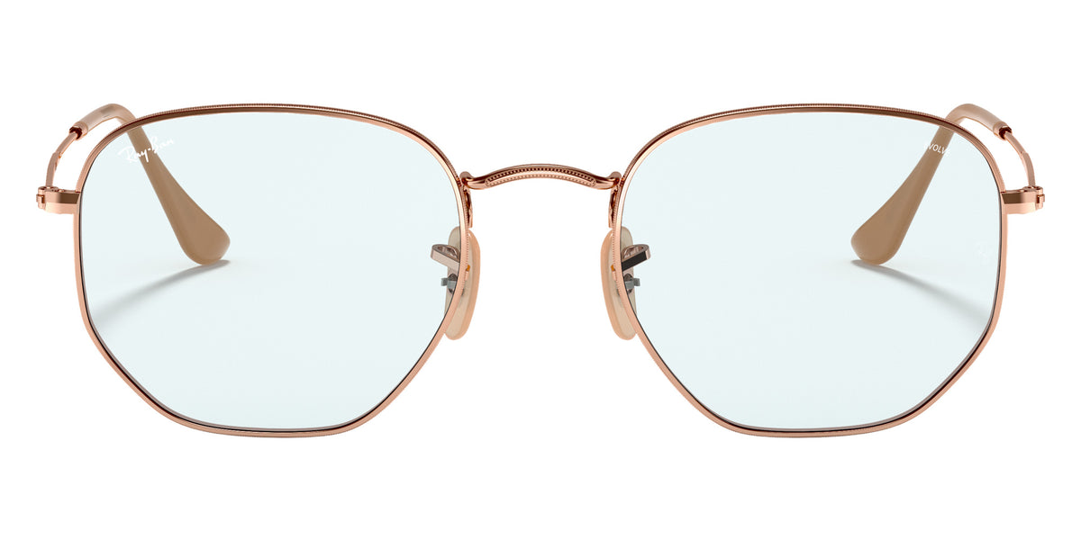 Ray-Ban RB3548N Hexagonal 91310Y 51 - Copper / Evolve Light Blue Photochromic #id:rb3548n91310y_s:106100