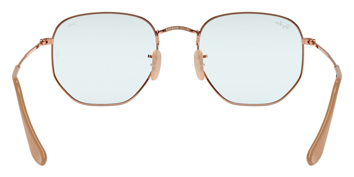 Ray-Ban RB3548N Hexagonal 91310Y 51 - Copper / Evolve Light Blue Photochromic #id:rb3548n91310y_s:106115